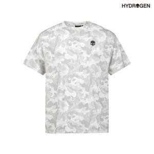 [하이드로겐] 유니 등판 빅스컬 반팔라운드 H31D2TR701_ZZ