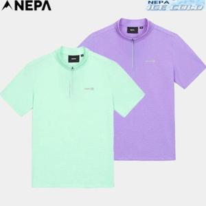 [네파] 여성 시어서커 트리코트 반팔 집업 티셔츠 7K45418