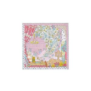 에르메스 르 프리미어 샹 스카프 90 비유 로즈 베르 죤 H003799S03