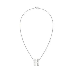 에르메스 팝아슈 펜던트 팔라듐 하드웨어   블랑 H147991FP49