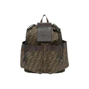 펜디 FF 자카드 패브릭 스트라이크 라지 백팩 멀티컬러 7VZ056AG0MF19KW