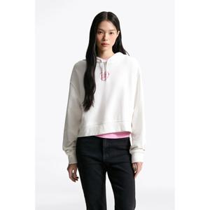 타미데님 여성 크롭 하트 후디 T32F6TTO30TWT1