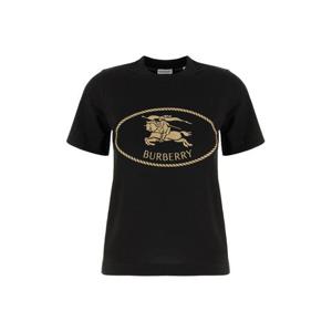 버버리 나이트 스탬프 코튼 티셔츠 8111658 A1189 BLACK