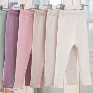 컬러별로 다양한 키즈룩 연출 베이직 골지 레깅스
