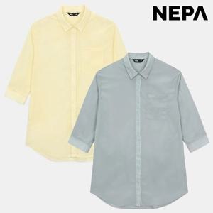 [네파] 여성 여름 경량 우븐 긴기장 7부 남방 셔츠 7K41562