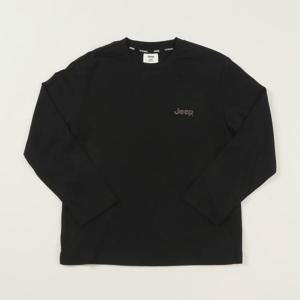 [지프키즈] 등판 스몰나염 긴팔티 KP3TSU002 블랙
