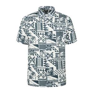 [핑]남성 시즌패턴 시어서커 반팔 셔츠111E2JS407_GN