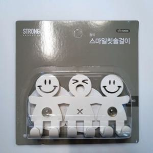 스트롱 흡착 스마일 칫솔걸이 칫솔홀더 칫솔거치대