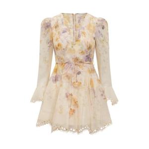 짐머만 미디 원피스 4693DF252 PSFL PANSY FLORAL