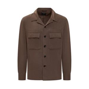 에르메네질도제냐 긴팔 셔츠 UGV46A2SOT6B M06 212 MARRONE