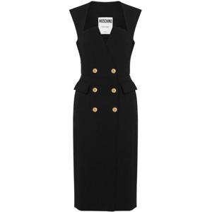 모스키노 미디 원피스 A040755240555 BLACK