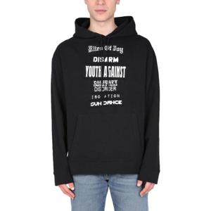 라프 시몬스 긴팔 티셔츠 211 M163B 190030099 BLACK