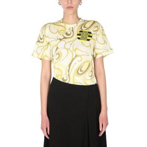 라프 시몬스 반팔 티셔츠 211 W105 190071500 YELLOW