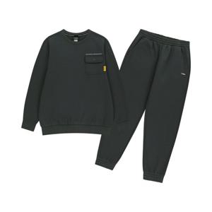 [내셔널지오그래픽키즈]K254UPB910 맨투맨 상하 SET (기모) D/GREY