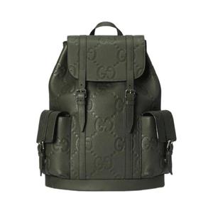 구찌 점보 GG 백팩 다크 그린 레더 625770-AABZF-3341