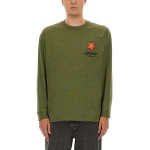 겐조 반팔 티셔츠 FF65TL3514SG 50 GREEN