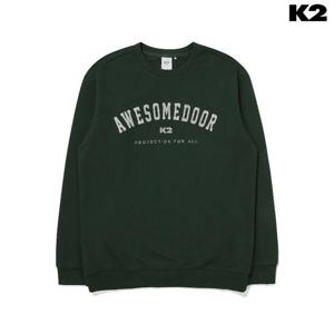 [케이투 (행사)]남성 플라이워크 바시티 맨투맨 (Green) KMU24243_G8