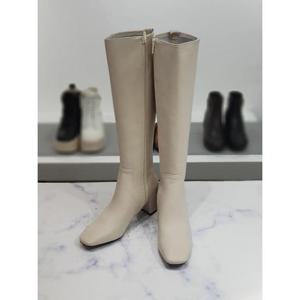 한슈 세이브존03 여성 가죽 코니 키높이 롱부츠 6cm AGHS373034gdA