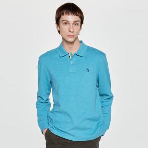 헤지스  25FW  남성 긴팔 피케 카라 티셔츠 HZTS5D431T2