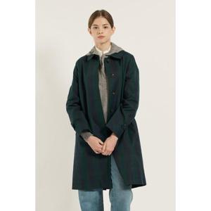 [비씨비지]싱글버튼 체크 트렌치코트 B5C8N735