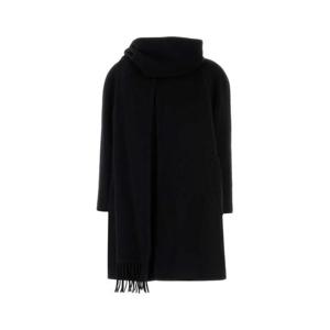 발렌시아가 코트 850604TTU13 1000 BLACK