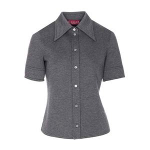 구찌 울 코튼 저지 셔츠 836442Z7AY91088 Grey