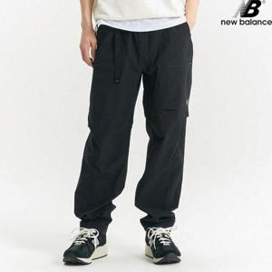 뉴발란스 NBNTE12353-BK 스트레치 카고팬츠 남녀공용 트레이닝 긴바지