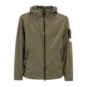 스톤아일랜드 워터리펠런트 윈드브레이커 후드 재킷 L1S1541000