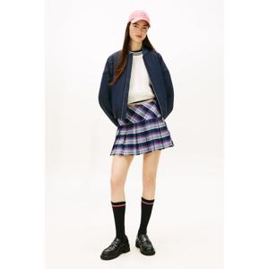 타미데님 여성 체크 플리츠 미니 스커트 T32G0WSC40TWT1