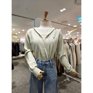 [LAP] 단가라 레이어드 후드가디건 니트 AS1KH164