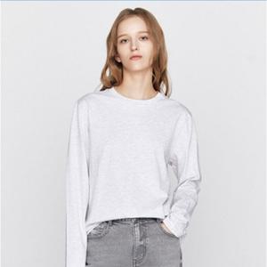 [지오다노]여자 면 기본 라운드넥 긴팔티셔츠 326501