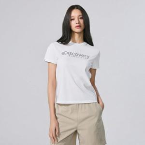 여성 프레시벤트 로건 반팔티셔츠 커플티셔츠 DWRS72063