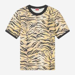 겐조 프린트 패턴 크루넥 반팔 티셔츠 FG55TS1084SK 41