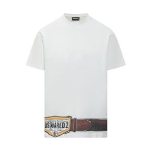 디스퀘어드2 반팔 티셔츠 S78GD0120D20033 100 WHITE