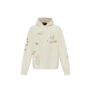 디스퀘어드2 자수 후드 스웨터 GU0765D25031