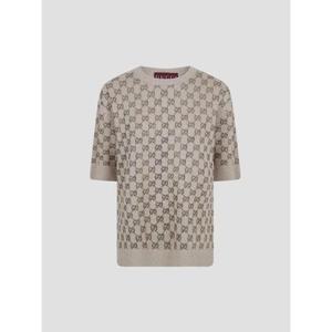 구찌 후드 티셔츠 813729XKFE6 9322 GOLD BEIGE MIX