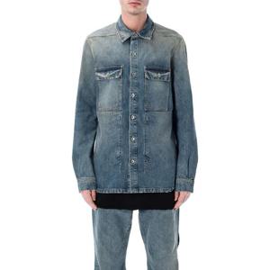 26SS 릭오웬스 릭오웬스 DRKSHDW 데님 아웃터셔츠 DU01F4755DWB06 TP571690943