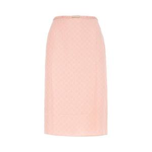 구찌 미디 스커트 846275ZATF9 5136 Rosa