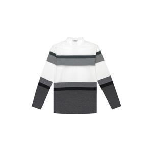 [BY파크랜드][오스틴리드]그린 면블럭 라운드 티셔츠-A1TL231043