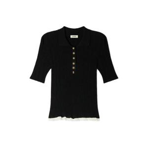 산드로 버튼 폴로 탑 SFPPU02779