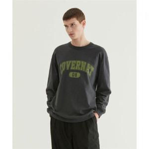 커버낫 슬럽 아치 로고 롱슬리브 차콜 392675