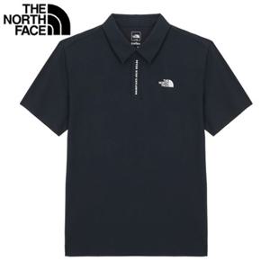 노스페이스 NT7PS02B 남성 레귤러핏 냉감 카라티 아이스그린 반팔 폴로 티셔츠
