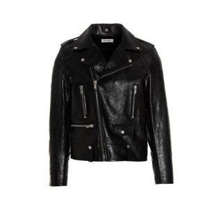 26 SS 생로랑 롱슬리브 바이커 자켓 블랙 484284YC2NI