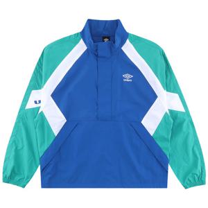 엄브로 팝러쉬 컬러블럭 스탠넥 아노락 UR123CWT34BLU