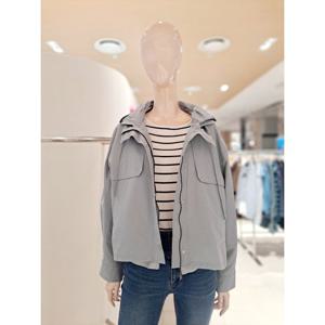 [숲]후드 탈착 크롭  점퍼 SC3UJ9Z