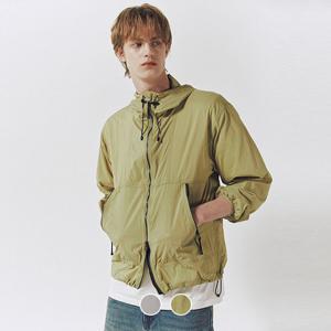 [지오다노] 남성 초경량 나일론 2WAY 기능성 바람막이 점퍼 076520