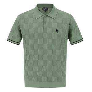 [파리게이츠]파리게이츠 남성 백 칼라 반팔 니트 511E2SR501 GN