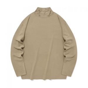 커버낫 에센셜 터틀넥 롱슬리브 베이지 395002