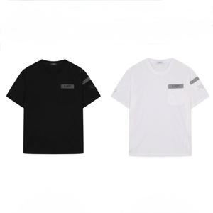 [버커루]남성  지퍼장식 반팔 티셔츠B252TS352USP_US