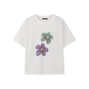 [탱커스]데일리 플라워 프린팅 반팔 티셔츠 (TY1TS005L0)